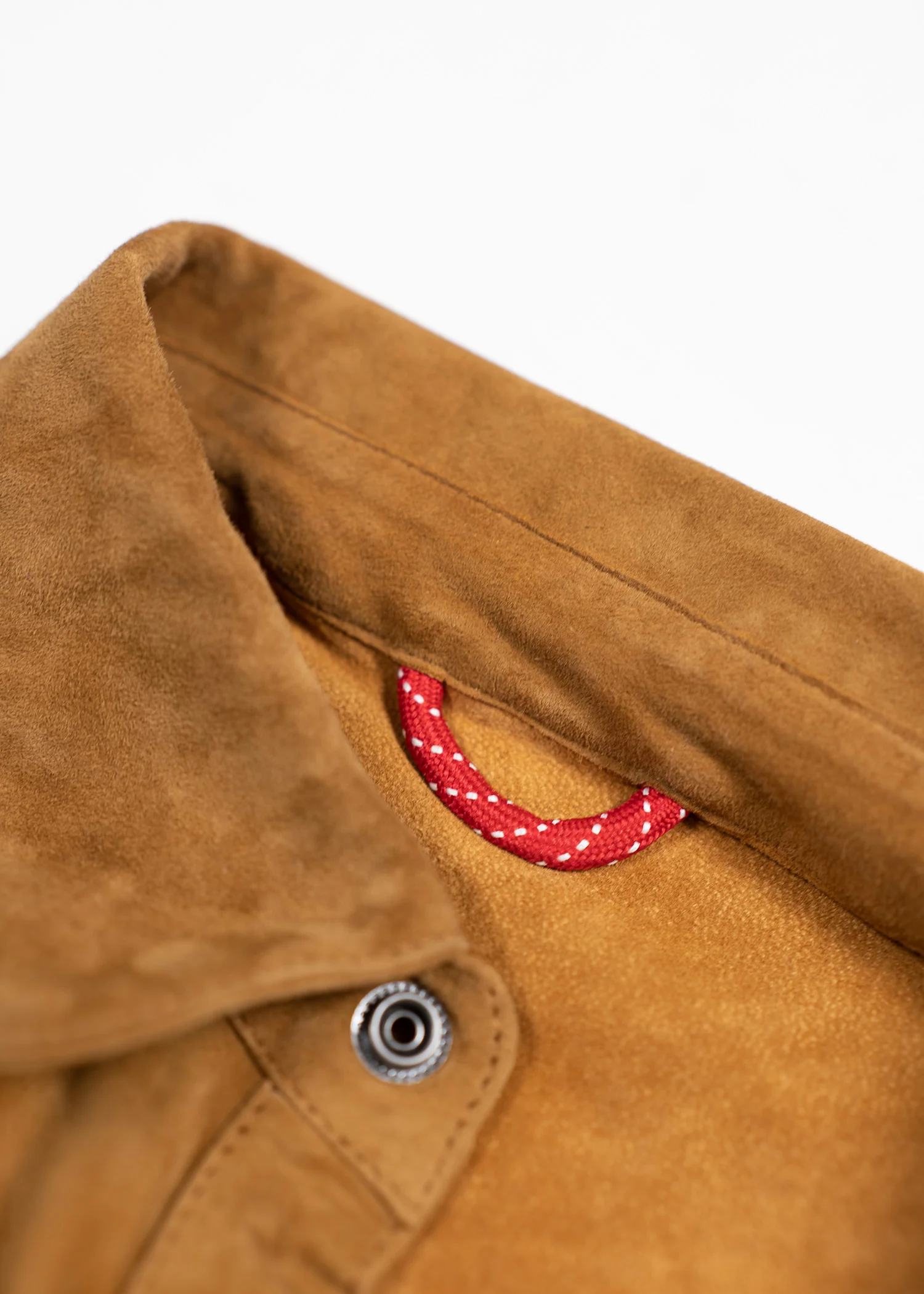 Goat Suede Roughneck Over Shirt - Image 7